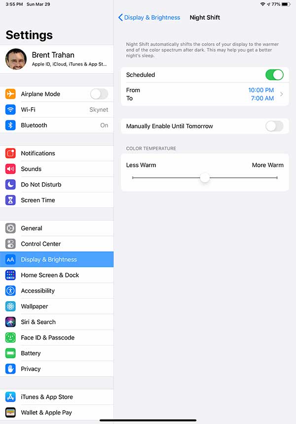 How to Manage Night Shift on Apple Devices Step 13