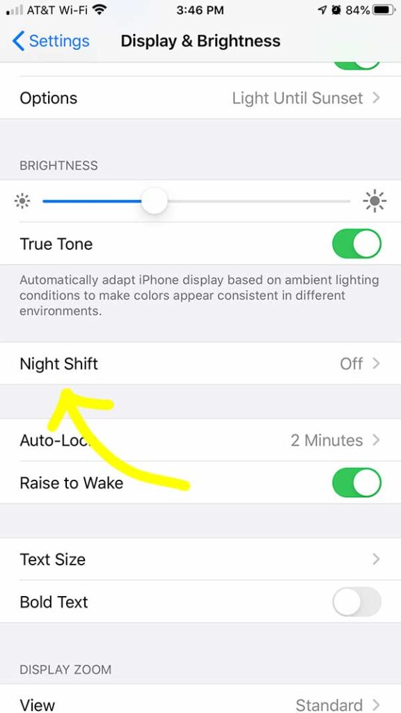 How to Manage Night Shift on Apple Devices Step 8