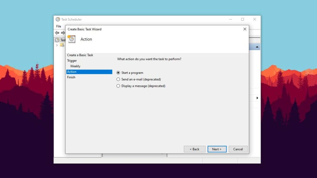 How to Set Windows 10 to Automatically Reboot Every Day Week or Month Step 6
