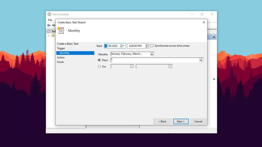 How to Set Windows 10 to Automatically Run Disk Cleanup on a Schedule Step 8