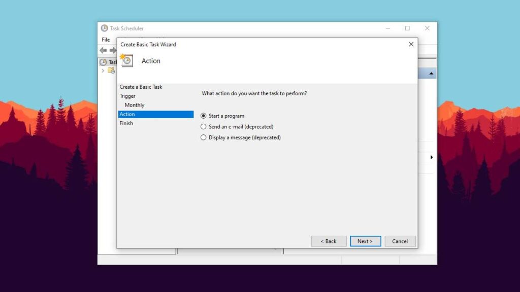 How to Set Windows 10 to Automatically Run Disk Cleanup on a Schedule Step 9